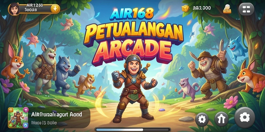 Gameplay seru AIR168 dengan tantangan fantastis di setiap level.