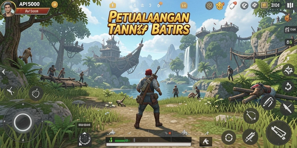 Tampilan gameplay API5000 yang menakjubkan di dunia terbuka.