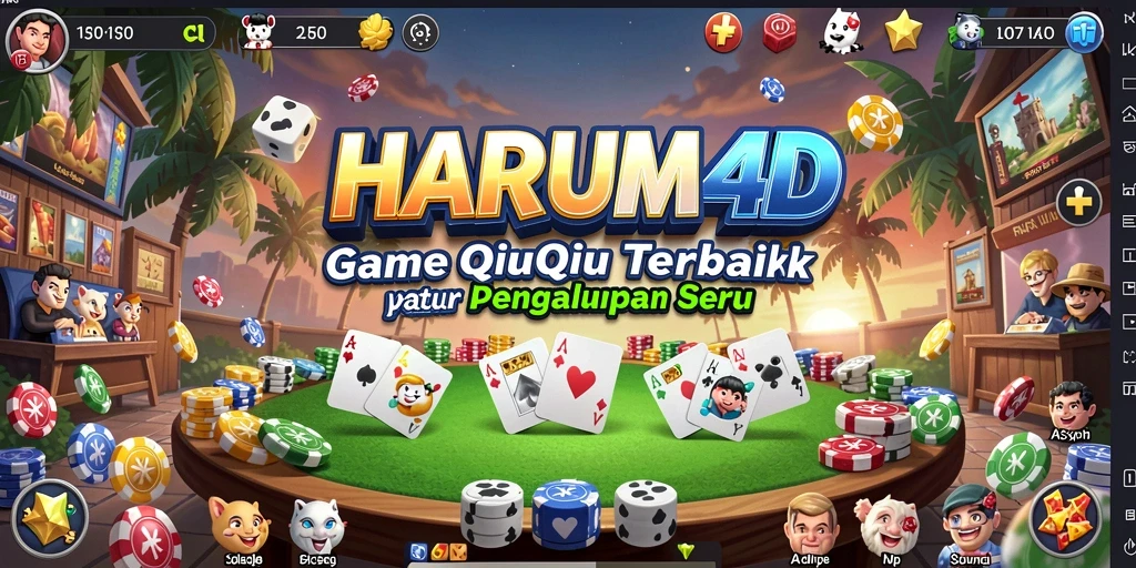 Screenshot gameplay QiuQiu HARUM4D yang seru dan menarik.