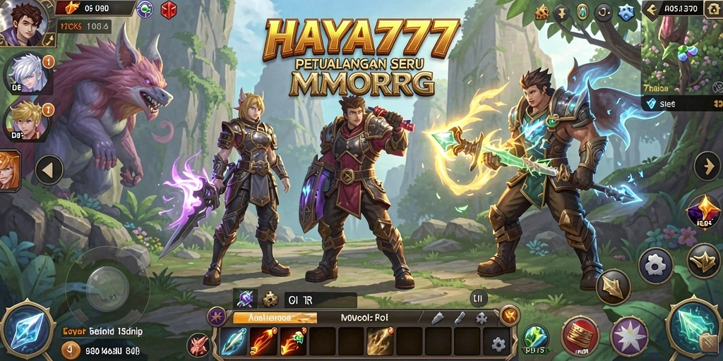 Tampilan menakjubkan dari gameplay HAYA777 yang mendebarkan.