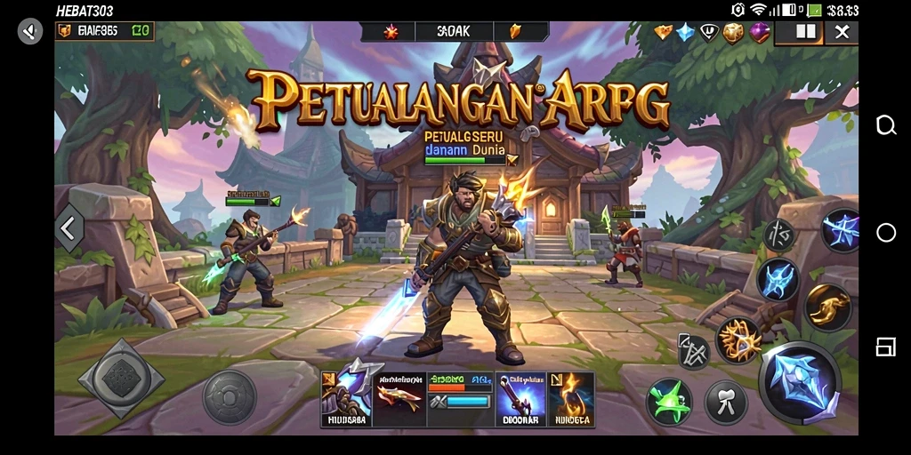 Gameplay epik HEBAT303 dengan pertarungan penuh aksi.