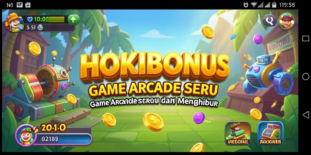 Tampilan gameplay HOKIBONUS yang mendebarkan dan penuh warna.