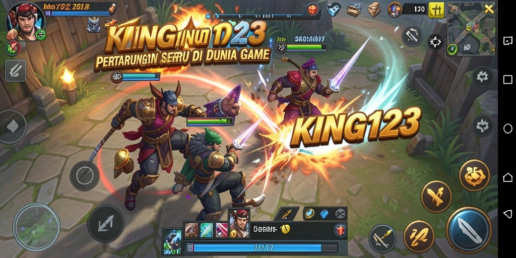 Tampilan seru dari gameplay <strong>KING123</strong> yang penuh aksi.