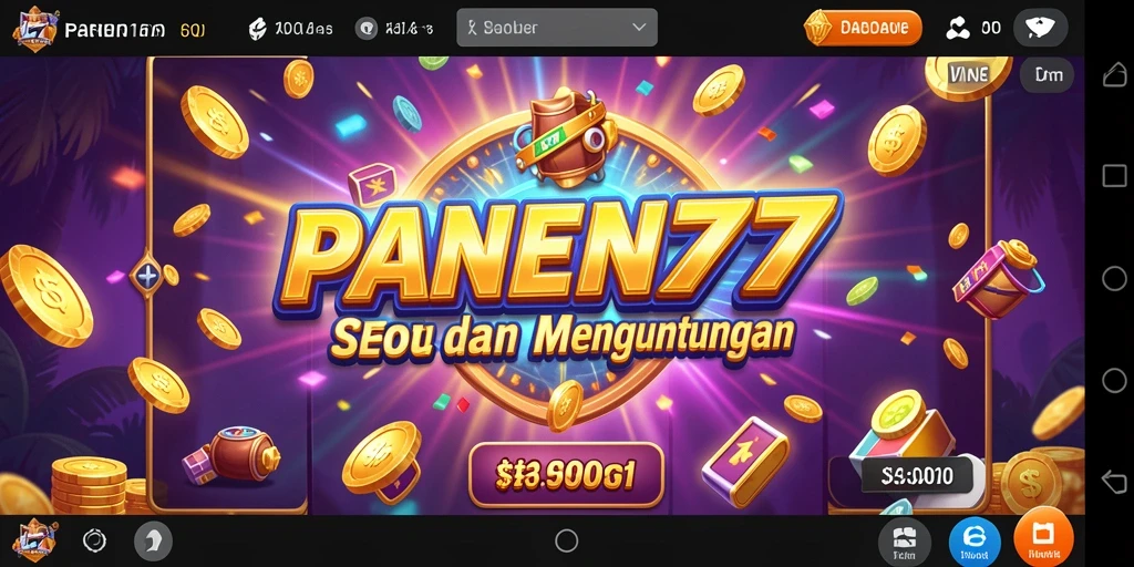 Tampilan gameplay Slot yang menarik dan interaktif di PANEN77.
