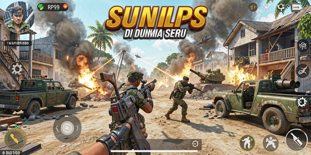 Gameplay RP99 yang mendebarkan dan menantang.