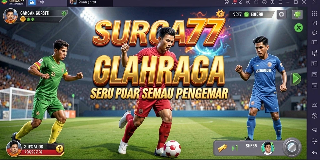 Tampilan permainan SURGA77 yang penuh aksi dan menyenangkan.