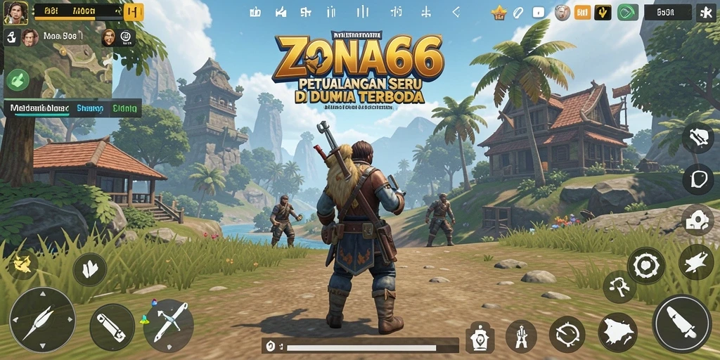 Tampilan gameplay ZONA66 yang menarik dan penuh petualangan.
